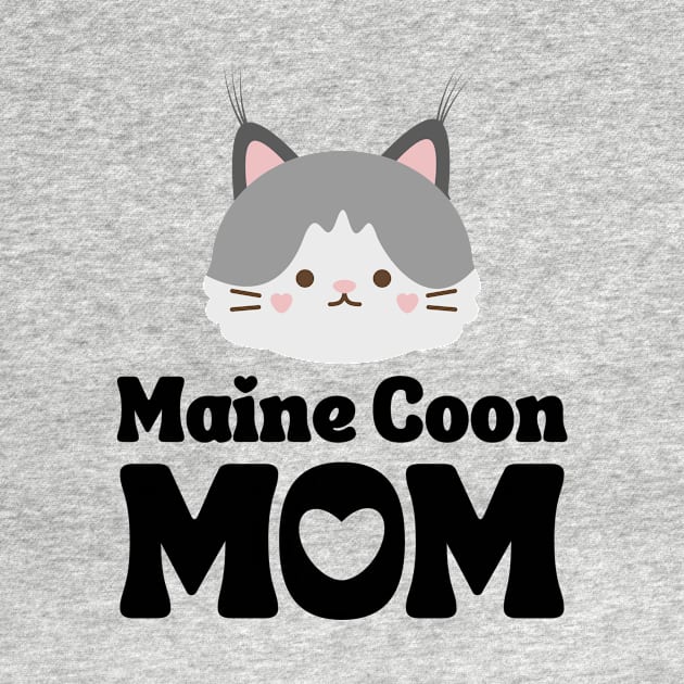 Maine Coon Mom / Maine Coon Cat Mama / Funny Cat Shirt / Gift for Maine Coon Cat by MeowtakuShop